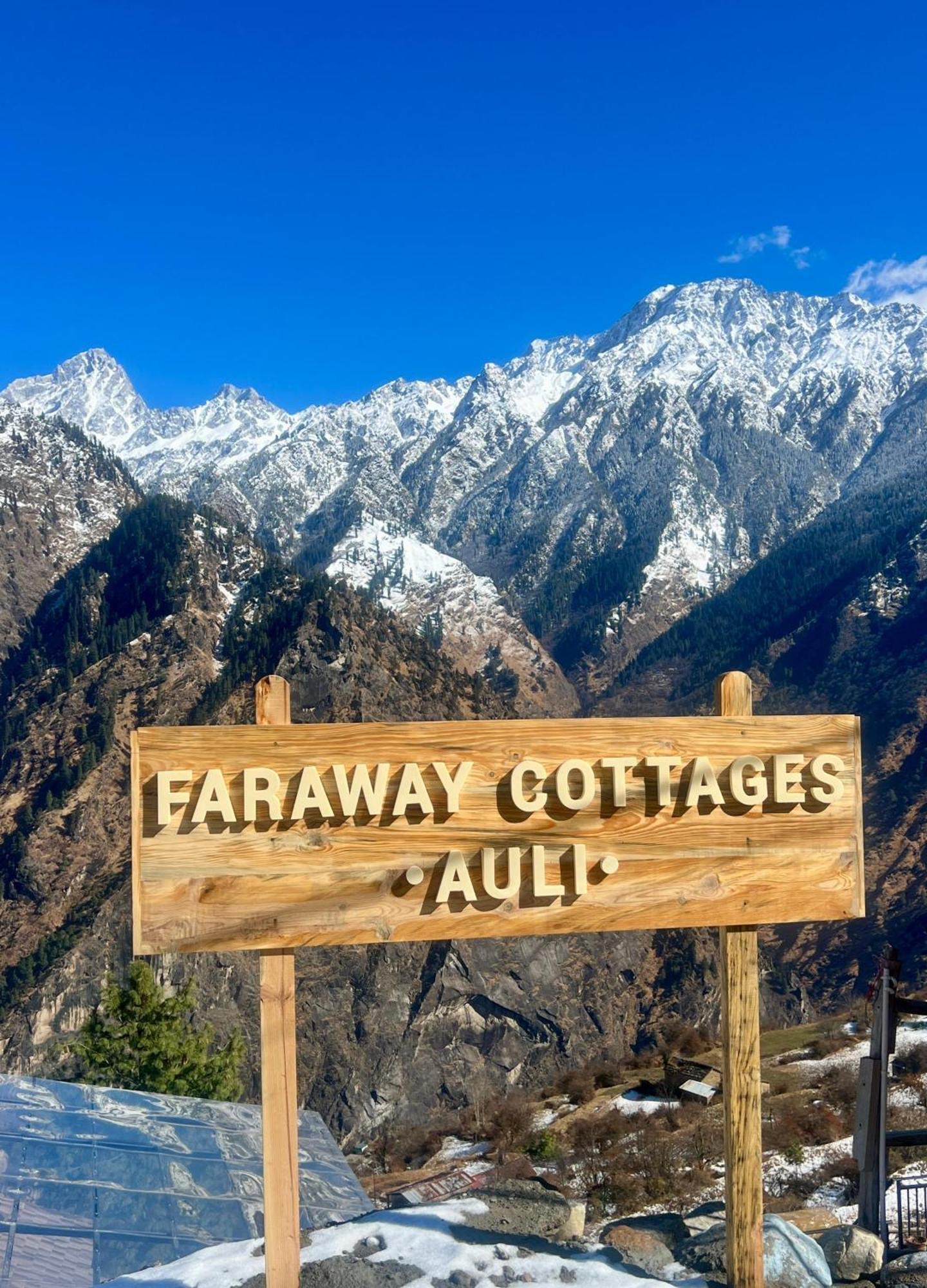 Faraway Cottages, Auli Джошимат Экстерьер фото